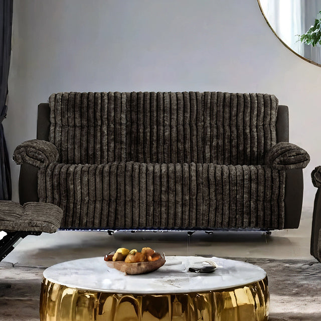 Dionysus Manual Reclining Sofa Brown