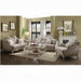 Chelmsford Beige Fabric & Antique Taupe Sofa w/5 Pillows image