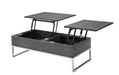Iban Gray Oak & Chrome Coffee Table image