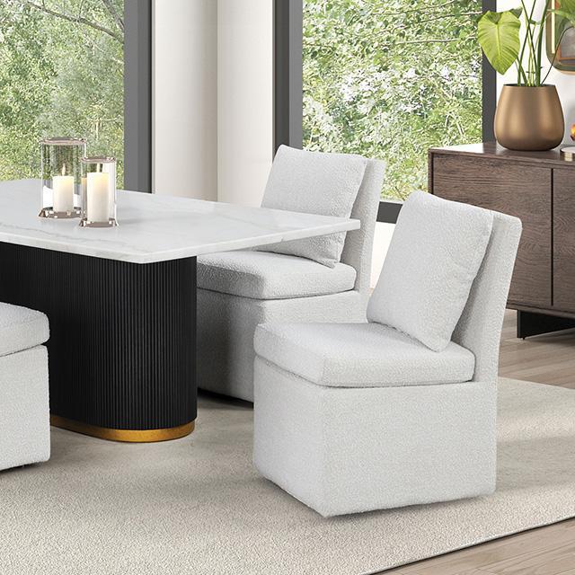 Morges Rect Dining Marble Table